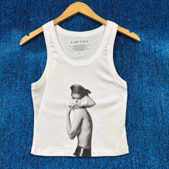 Lady Gaga The Fame Monster Photo Portrait Baby Tank Top L - Picture 1 of 4